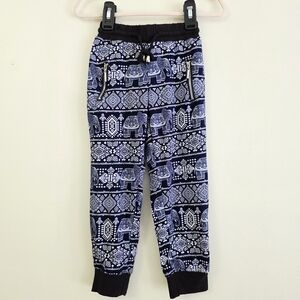 Ingear Navy & White Elephant Print Joggers